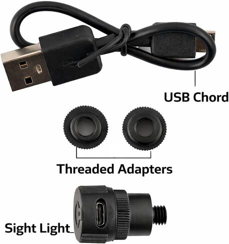 Viper Archery - The Charge - ضوء القوس القابل لإعادة الشحن | مؤقت إيقاف تلقائي مدمج لمدة 15 دقيقة + شحن Micro USB | ملاءمة عالمية، 3 مستويات سطوع، مقاومة للماء in Kuwait