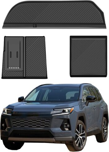 مجموعة منظم وحدة التحكم المركزية 3 في 1 لسيارة Toyota RAV4 لعام 2026، منظم جانب الركاب، وسادة وحدة التحكم المركزية ووسادة الشاحن، لا يتطلب التثبيت in Kuwait