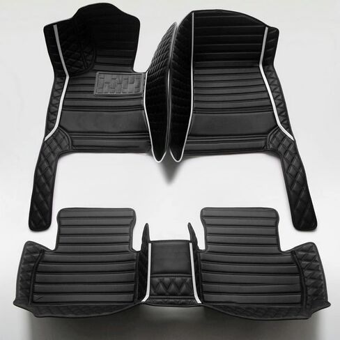 Custom Making Car Floor Mats Protection Pads for 99% Sedan/Coupe/Hatchback/SUV/Pickup Men Women Car Floor Mats Coverage Pads Anti-Slip Leather Floor Lining (Purple) in Saudi Arabia