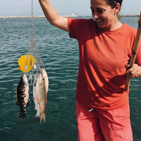 2 Pack Fishing Chain Stringers with Swiveled Moveable Snaps Fishing Threader Stainless Steel Fish Gear for Freshwater and Saltwater in Saudi Arabia