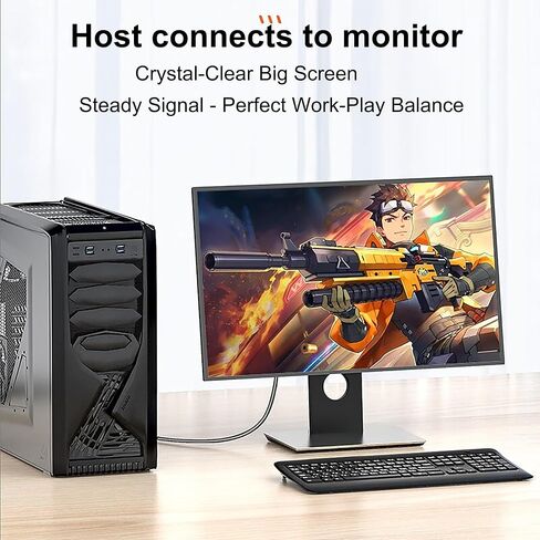 كابل DVI إلى VGA، كابل DVI-D 24+1 إلى VGA بطول 6 أقدام ذكر إلى ذكر سلك مطلي بالذهب للكمبيوتر ومضيف الكمبيوتر الشخصي والكمبيوتر المحمول وبطاقة الرسومات إلى HDTV وشاشة LG HP Dell وشاشة العرض وجهاز العرض in Saudi Arabia