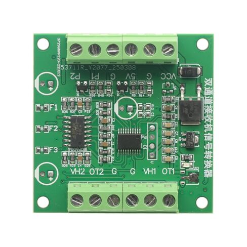 Dual Channel Receiver Signal Converter PWM to Voltage Servo 7-24V Power Supply for RC Crawler Motor Controller Accessories in Saudi Arabia