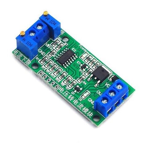 5 Units 0-5V Input to 4-20mA Output Linear Conversion Module, galvanically Isolated Voltage-Current Signal Transmitter, trimmable Zero/Full-Scale, 7-30V Supply, 5.6x2.6x1.2cm in Saudi Arabia
