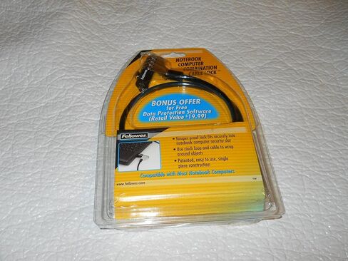 Fellowes 99432 Laptop Combination Cable Lock in Saudi Arabia