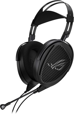 سماعات الرأس ASUS ROG Kithara Gaming/Audiophile سلكية مفتوحة من الخلف مع ميكروفون - محركات مغناطيسية مستوية HIFIMAN مضبوطة من ROG، عصابة رأس قابلة للتعديل، وسادات أذن إضافية، متوافقة مع DACs، أمبير، الكمبيوتر الشخصي، وحدة التحكم، الهاتف المحمول in Saudi Arabia