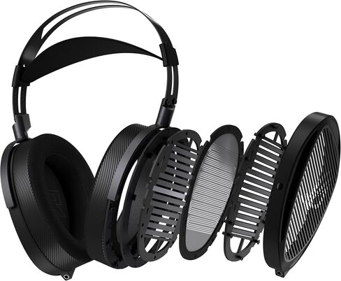 سماعات الرأس ASUS ROG Kithara Gaming/Audiophile سلكية مفتوحة من الخلف مع ميكروفون - محركات مغناطيسية مستوية HIFIMAN مضبوطة من ROG، عصابة رأس قابلة للتعديل، وسادات أذن إضافية، متوافقة مع DACs، أمبير، الكمبيوتر الشخصي، وحدة التحكم، الهاتف المحمول in Saudi Arabia