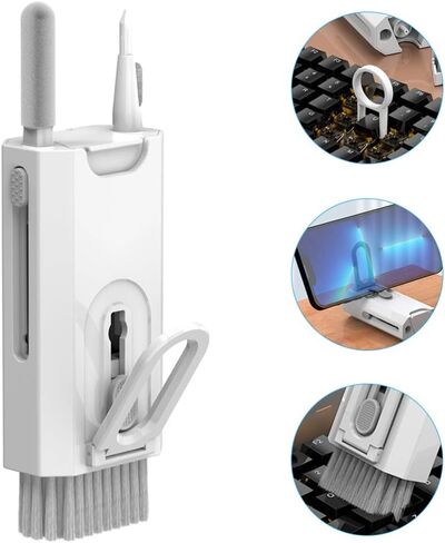 Tofficu Daily Use Earbud Cleaning Kit Multi-Function Cleaning Brush for Headphones Earphones and Phone Screens Washable and Reusable Tools for Electronics Maintenance in Saudi Arabia