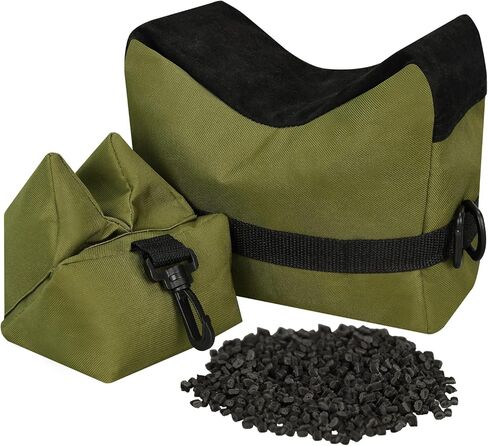 Shooting Rest Bags, Pre-Filled Gun Holders, Rest Front & Rear Support Sandbag Stand Holders with 600 Denier Polyester for Rifle Hunting in Saudi Arabia