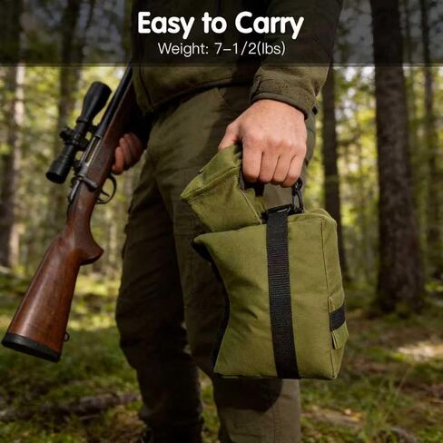 Shooting Rest Bags, Pre-Filled Gun Holders, Rest Front & Rear Support Sandbag Stand Holders with 600 Denier Polyester for Rifle Hunting in Saudi Arabia