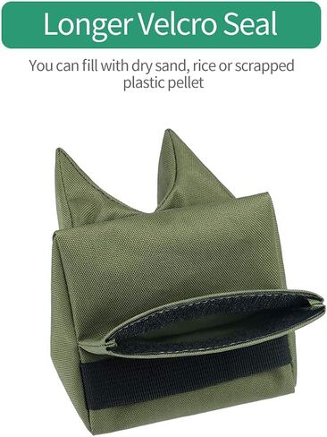Shooting Rest Bags, Pre-Filled Gun Holders, Rest Front & Rear Support Sandbag Stand Holders with 600 Denier Polyester for Rifle Hunting in Saudi Arabia