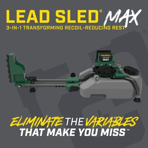 Caldwell Lead Sled Max with Modular Design, Removeable Weight, Front Rest Clamp, for Shooting, Hunting, and Outdoors in Saudi Arabia