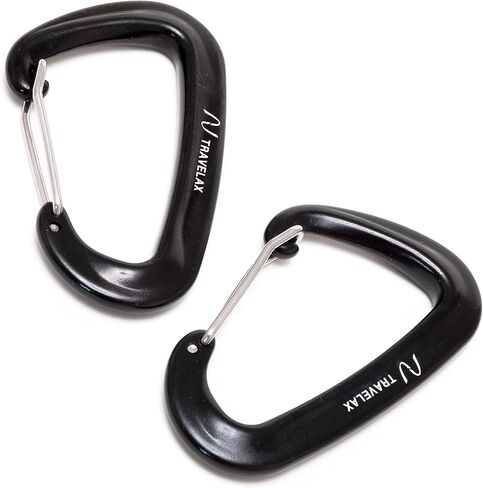 2 Sturdy Light Aluminum Carabiner with Wire gate up to 1102 lbs in Saudi Arabia