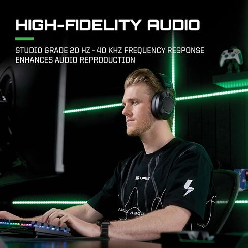 RIG 600 PRO HX Dual Wireless Universal Gaming Headset | Wireless 2.4GHz / Bluetooth for Xbox Series X|S, Xbox One, PS4, PS5, Nintendo Switch, PC, Android, iPhone – Black in Kuwait