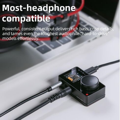 SMSL Nano ONE, Gaming External Sound Card Microphone/USB Input, 3.5mm Headphone Output Four Modes: Music/Game/7.1 Virtual/Voice Enhancement Connects to Phones/Tablets/Computers/Gaming Consoles in Saudi Arabia