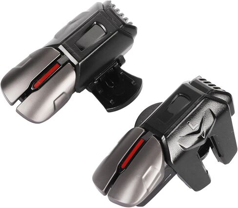 SUNGOOYUE Mobile Game Trigger, 6 Finger Operation with Fast Continuous Tap Function, Durable Metal Buttons for iOS Cellphone, Compatible with G21G22 G5G7 in Saudi Arabia