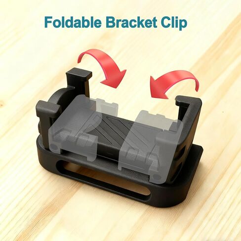 Mobile Clip for Controller, Foldable & Extendable Phone Holder Mount, Adjustable Gaming Clip Bracket for Smartphone, Portable & Secure Design for Comfortable Mobile Gaming (for Micro) in Saudi Arabia