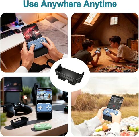Mobile Clip for Controller, Foldable & Extendable Phone Holder Mount, Adjustable Gaming Clip Bracket for Smartphone, Portable & Secure Design for Comfortable Mobile Gaming (for Micro) in Saudi Arabia