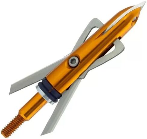 Rage Crossbow X، سهم رماية ذو رأس عريض ذو شفرتين، 100 أو 125 حبة مع تقنية طوق الصدمات (3 عبوات) in Kuwait