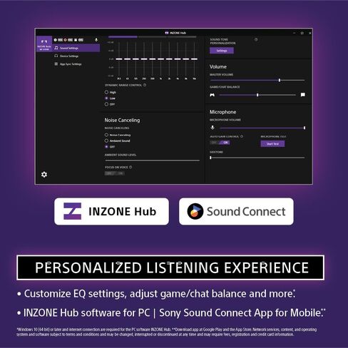 سماعات أذن لاسلكية للألعاب من سوني INZONE Buds، لأجهزة الكمبيوتر/PS5/Switch/الهاتف المحمول، بطارية 48 ساعة مع حافظة، إلغاء الضوضاء، صوت مكاني 360، دونجل USB-C بسرعة 2.4 جيجا هرتز، WF-G700N، أرجواني زجاجي (2026 لون) in Saudi Arabia