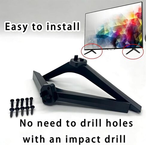 استبدال أرجل حامل التلفزيون الأساسي مناسب لتلفزيون Hisense Smart LED 32 بوصة 40 بوصة 43 بوصة فئة FHD TV in Kuwait