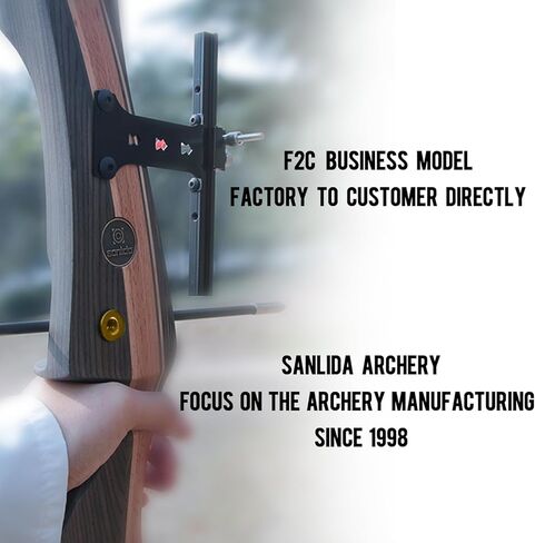 مجموعة القوس الطويل Sanlida Archery Royal X8 مقاس 68 بوصة (50 رطلاً) ومجموعة القوس المنحني نوبل (70 بوصة 32 رطلاً) in Kuwait