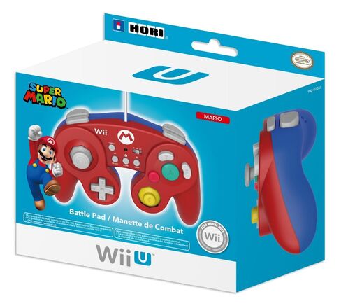HORI Battle Pad for Wii U (Mario Version) with Turbo - Nintendo Wii U (Renewed) in Saudi Arabia