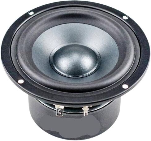 4 Inch Midrange Speaker 4Ohm 25W Three Way Loudspeaker Dual Magnetic Cotton Fiber Cone Compatible with Car 5.1 Cinema Audio Unit in Saudi Arabia