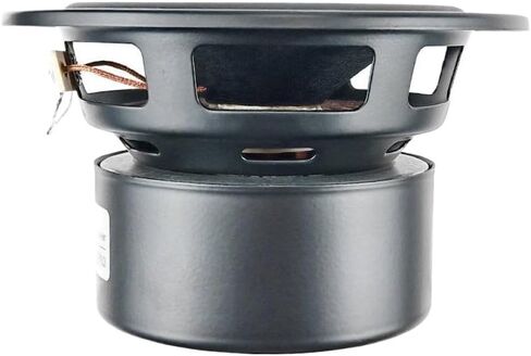 4 Inch Midrange Speaker 4Ohm 25W Three Way Loudspeaker Dual Magnetic Cotton Fiber Cone Compatible with Car 5.1 Cinema Audio Unit in Saudi Arabia