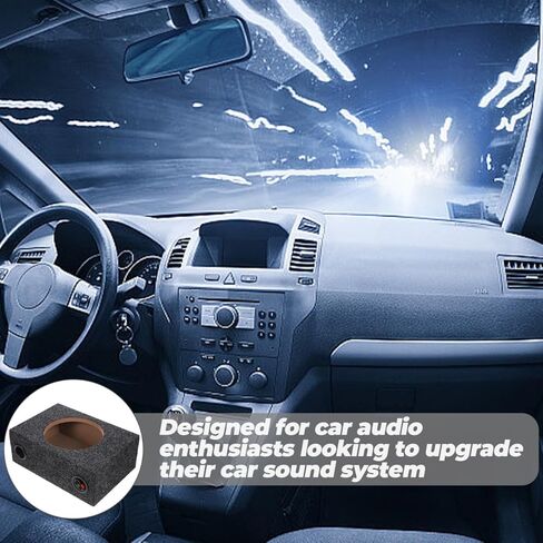 VALICLUD 8 Inch Sealed Carpeted Subwoofer Enclosure Box for Cars Audio DIY Speaker Upgrade Compatible Single Cab Trucks in Saudi Arabia