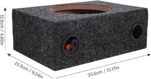 VALICLUD 8 Inch Sealed Carpeted Subwoofer Enclosure Box for Cars Audio DIY Speaker Upgrade Compatible Single Cab Trucks in Saudi Arabia