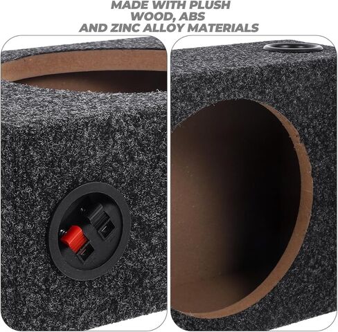 VALICLUD 8 Inch Sealed Carpeted Subwoofer Enclosure Box for Cars Audio DIY Speaker Upgrade Compatible Single Cab Trucks in Saudi Arabia