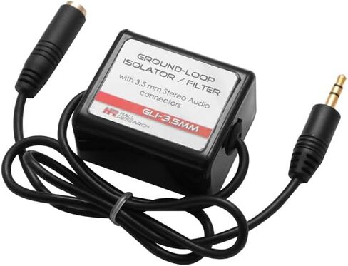 Hall Technologies GLI-35MM (عازل وفلتر بحلقة أرضية للصوت الاستريو مع موصلات 3.5 مم) in Kuwait