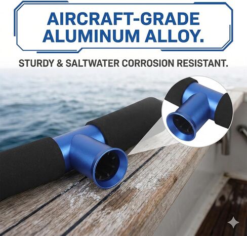 Aluminum Fishing Fighting Belt - Portable T-Shape Gimbal Rod Holder with EVA Foam Padding - Ergonomic Waist Pole Support Stand for Saltwater Boat Anglers in Saudi Arabia