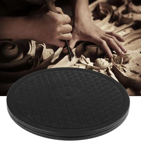 Aramox Rotating Stand 10 Inch 360 Degree Turntable with Non Slip Non Scratch Rubber Pads for Display Collection TV Monitor Arts Crafts in Saudi Arabia