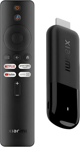 Xiaomi TV Stick 4K (2nd Gen) Streaming Media Player Device Google TV Cast Dolby Vision HDR10+ Atmos Dual Band Wi-Fi 6 with 360° Bluetooth Voice Remote Control in Saudi Arabia