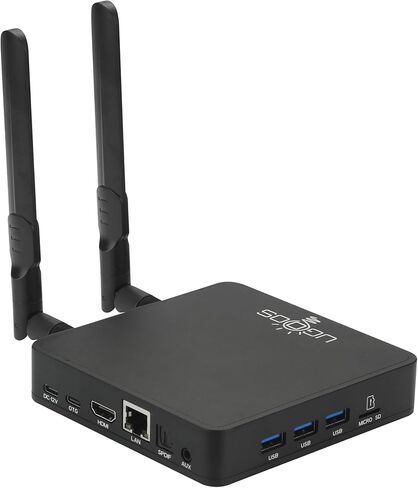 Ugoos AM9 PRO TV Box Android 14.0 Amlogic S905X5-J 4GB RAM 64GB ROM 2.4G/5G Dual WiFi Ethernet 1000M USB 3.0 BT5.3 Support AV1 VP9 H.265 4K HDR Box in Saudi Arabia