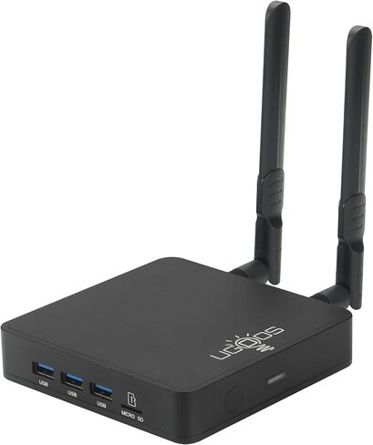 Ugoos AM9 PRO TV Box Android 14.0 Amlogic S905X5-J 4GB RAM 64GB ROM 2.4G/5G Dual WiFi Ethernet 1000M USB 3.0 BT5.3 Support AV1 VP9 H.265 4K HDR Box in Saudi Arabia