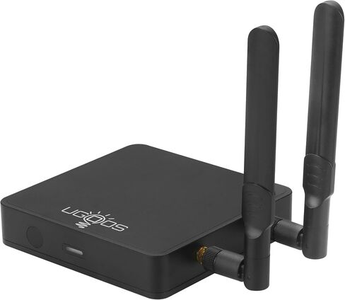 Ugoos AM9 PRO TV Box Android 14.0 Amlogic S905X5-J 4GB RAM 64GB ROM 2.4G/5G Dual WiFi Ethernet 1000M USB 3.0 BT5.3 Support AV1 VP9 H.265 4K HDR Box in Saudi Arabia
