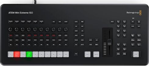 Blackmagic Design ATEM Mini Extreme ISO G2 8-Input HDMI Live Production Switcher | Includes 6ft Power Cord and Cable Ties | Authorized Dealer | SWATEMMINICEXTISOG2 in Saudi Arabia