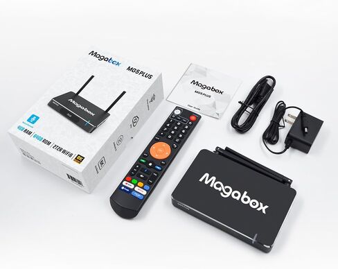 2026 Magabox MG5 Plus Android Smart Player, 8K UHD, 64GB Storage, WiFi 6 Connectivity, Voice Control Remote, with HDMI Cord in Kuwait