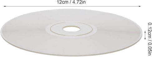 banapoy 30PCS Transparent Blank CDs for Painting DIY Crafts Party Supplies 12cm Plastic Adhesive Decor for Disco Wall Art, Xmas & Birthday Decorations in Saudi Arabia
