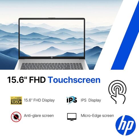 HP Pavilion 15.6" Touchscreen Laptop • 2026 Edition • AMD Ryzen 5 7520U • 8GB RAM • 256GB PCle SSD • Bluetooth • Copilot AI • Wi-Fi 6 • Windows 11 • Ready for School & Work in Saudi Arabia