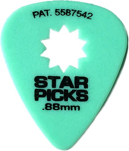 Everly Star Guitar Picks | 72 Pack | .60mm | Orange in Saudi Arabia