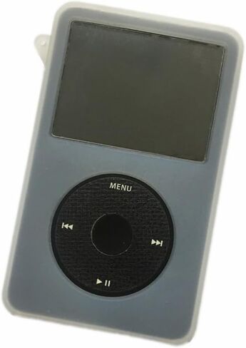 Soft Silicone Case Cover for Apple iPod Classic 6th Thick 160GB iPod 5th Video 60GB 80GB + Protective Film(Only fit 13.5mm Thickness) in Saudi Arabia