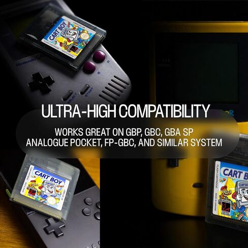 عربة فلاش Cart Boy GB لبطاقة GB وGBC + بطاقة SD سعة 8 جيجابايت. متوافق مع Everdrive GB X7. إصدار Legacy Collector in Kuwait