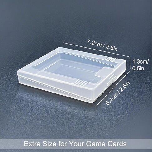 HUGJEPTTY Gameboy Color Case Gameboy Case 12PCS，Anti Dust Transparent Protective Game Cartridge Case Storage Box for Nintendo Gameboy Color GBC GB GBP（2.6x2.8x0.5Inch） in Saudi Arabia