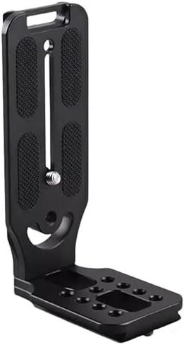 Aluminum L Bracket Vertical Horizontal Switching Quick Release Plate, Universal Screw Camera Mount for DSLR, Tripod, and Stabilizer in Saudi Arabia