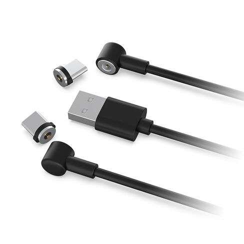VR Charging Cable Magnetic for PSVR2 Controller Fast Charger Line 2 in 1 USB to Type C Elbow Cable for PSVR2 Accessory in Saudi Arabia