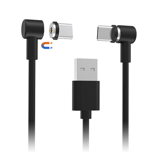 VR Charging Cable Magnetic for PSVR2 Controller Fast Charger Line 2 in 1 USB to Type C Elbow Cable for PSVR2 Accessory in Saudi Arabia