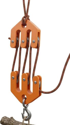 Portable Game Gear Hoist - Mini Pocket Raven Equipment - Small Block and Tackle Pulley System in Saudi Arabia
